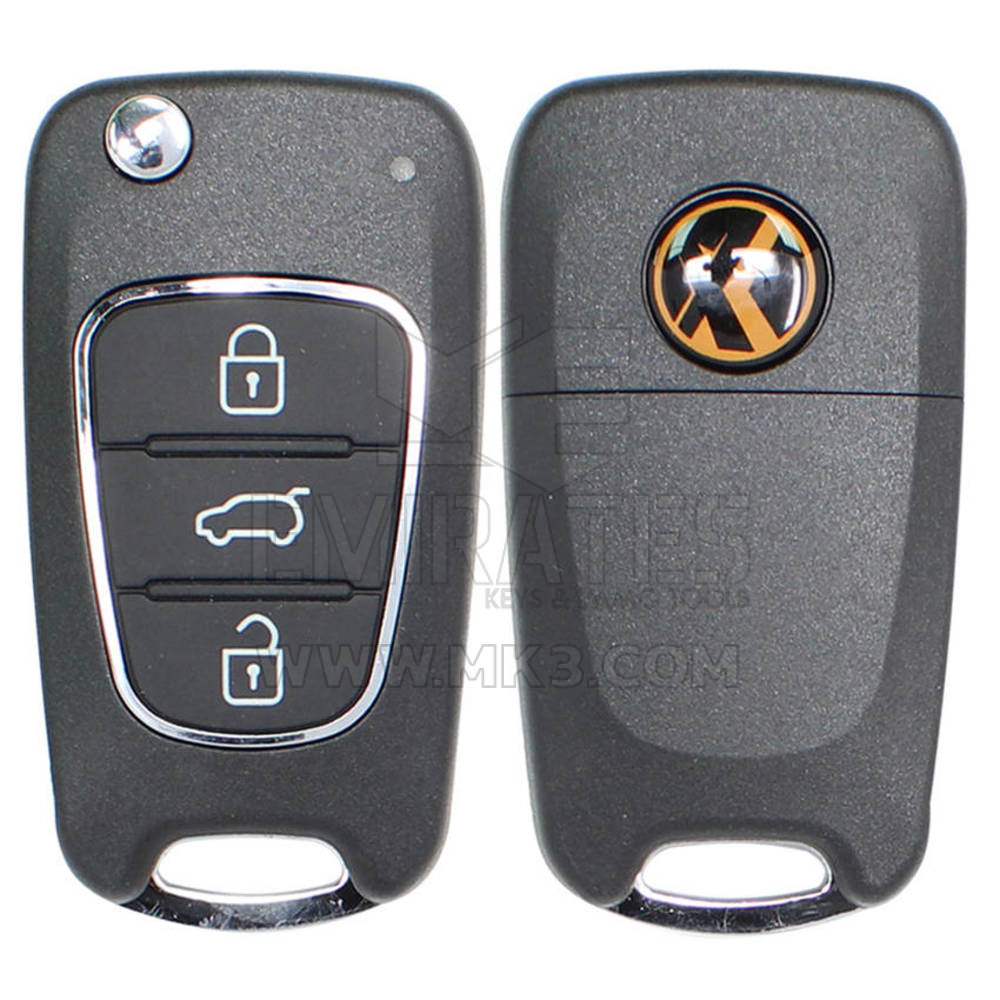 New Xhorse VVDI Key VVDI2 Tool Wireless Flip Remote Key 3 Buttons XNHY02EN KIA Hyundai Type compatible with all the VVDI tools | Emirates Keys