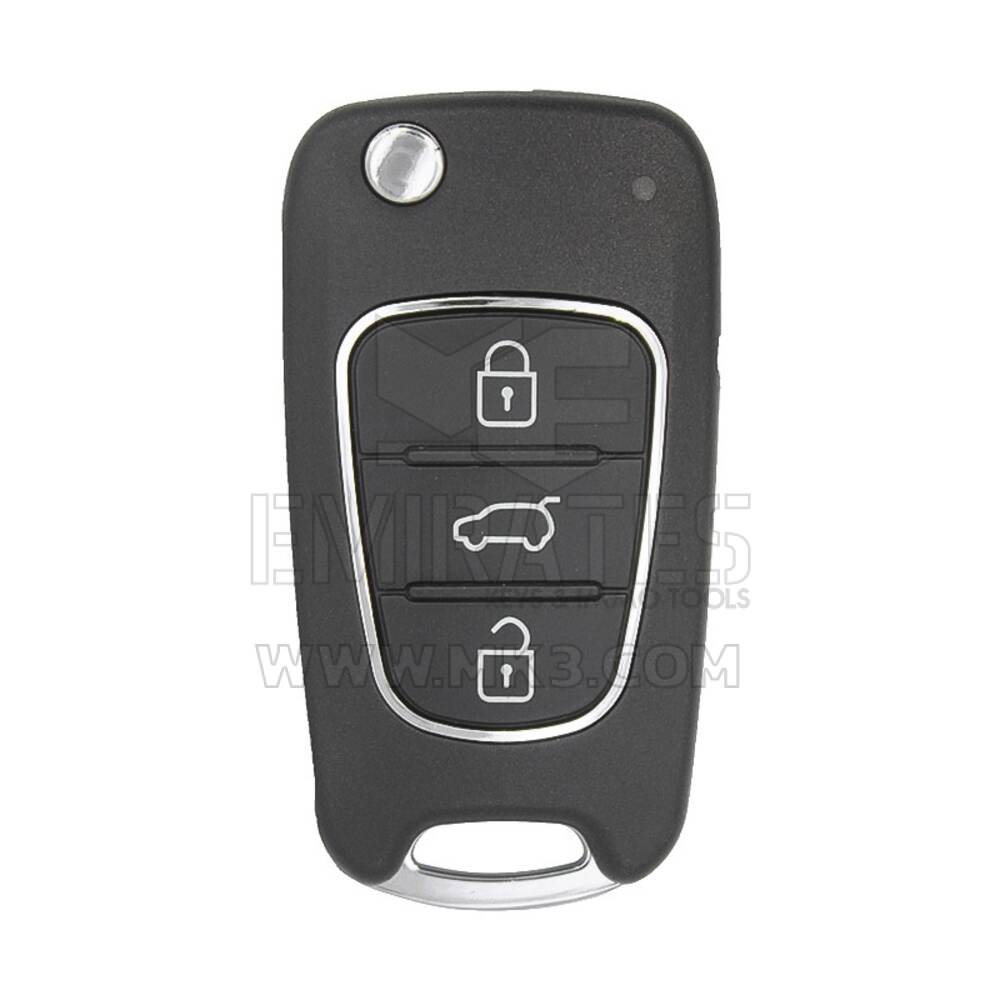 Xhorse VVDI Key VVDI2 Tool Wireless Flip Remote Key 3 Buttons KIA Hyundai Knife Style XNHY02EN