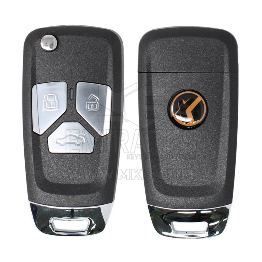 New Xhorse VVDI Key Tool VVDI2 Wire Flip Remote Key 3 Buttons XKAU01EN Audi Type Compatible with all the VVDI tools | Emirates Keys