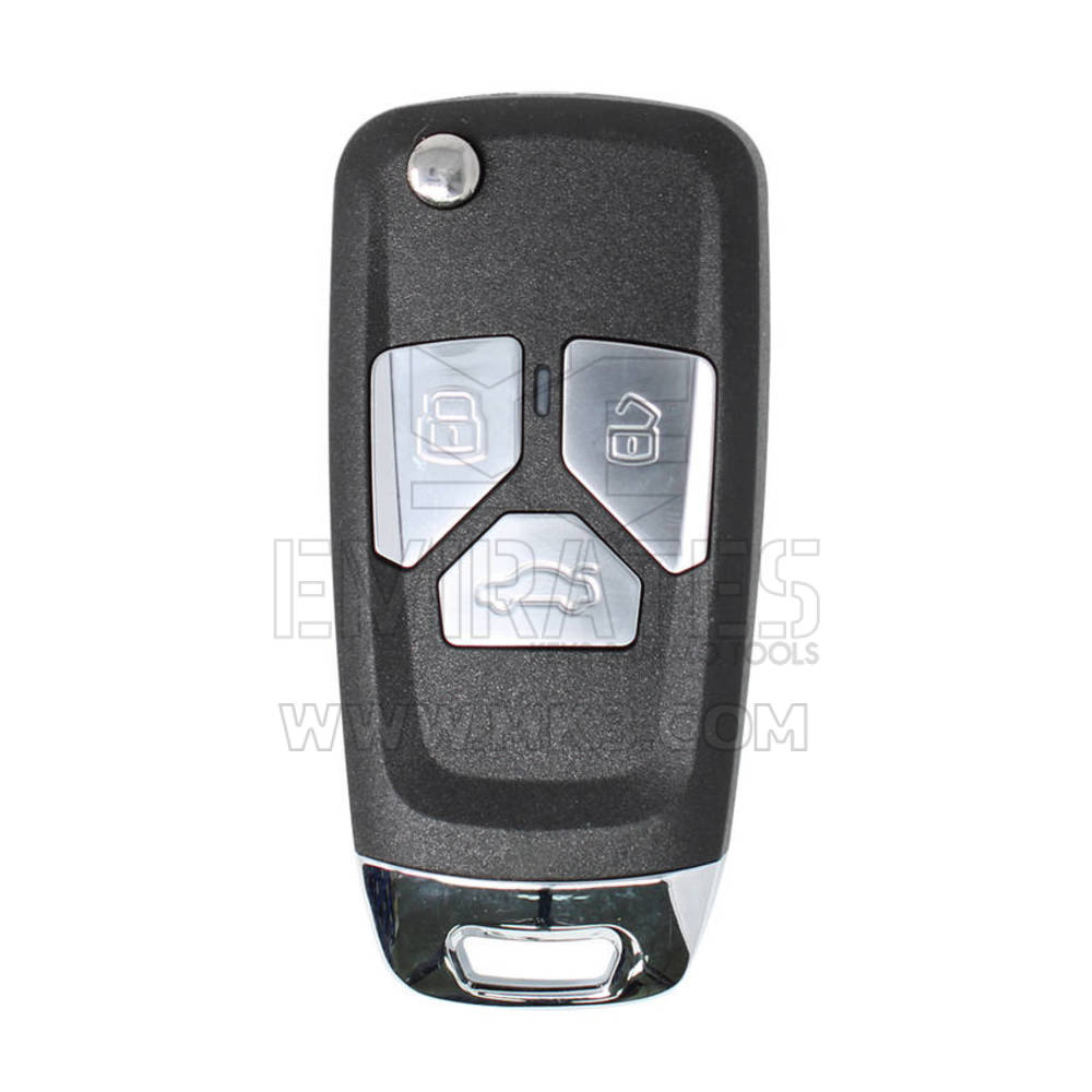 Xhorse VVDI VVDI2 Wire Flip Remote Key 3 Pulsanti Audi Tipo XKAU01EN