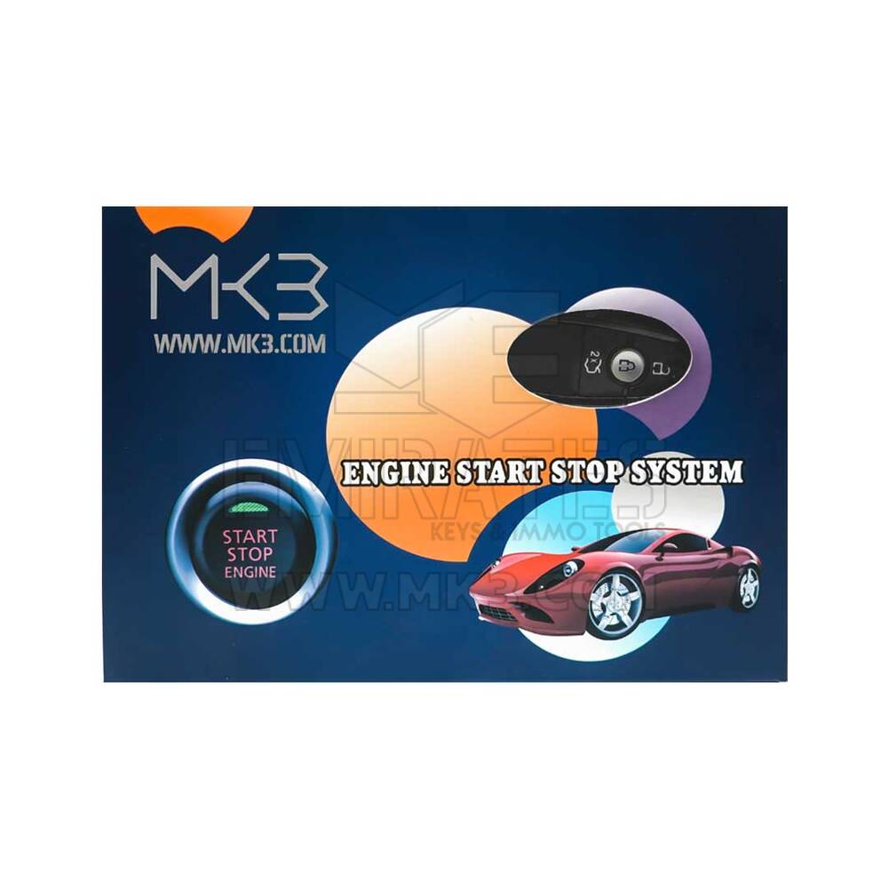 نظام بدء تشغيل المحرك العالمي EG-020 Ford Smart Key 2 + 1 Button Model - MK18869 - f-11