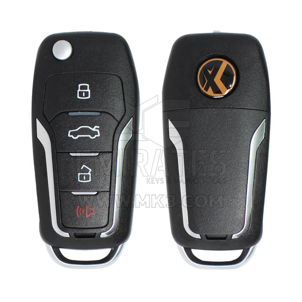 جديد Xhorse VVDI Key Tool VVDI2 Wire Flip Remote Key 4 زر FORD Type XKFO01EN متوافق مع جميع أدوات VVDI | الإمارات للمفاتيح