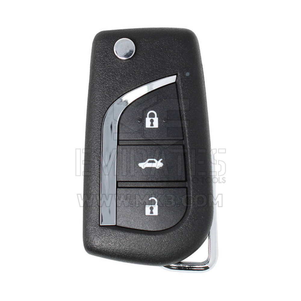 Strumento chiave Xhorse VVDI VVDI2 Chiave remota wireless a 3 pulsanti Stile Toyota XNTO00EN