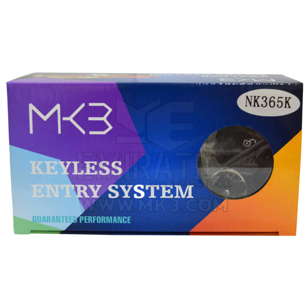 Sistema de entrada keyless de 2 botões modelo NK365K da KIA - MK18925 - f-4