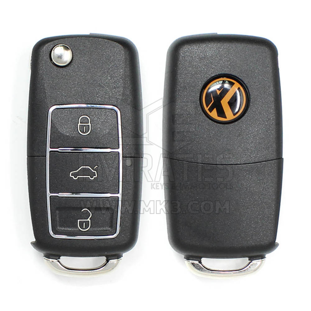Nuovo Xhorse VVDI Key Tool VVDI2 Wire Remote Key 3 pulsanti VW Tipo XKB506EN compatibile con tutti gli strumenti VVDI | Chiavi degli Emirati