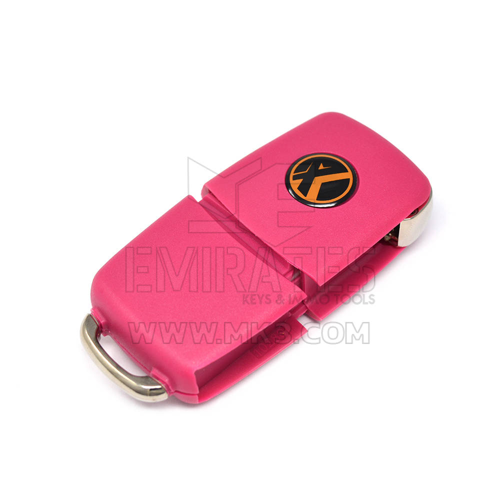 Xhorse VVDI Key Tool VVDI2 Wire Flip Remote Key 3 Button Pink XKB502EN - MK18986 - f-2