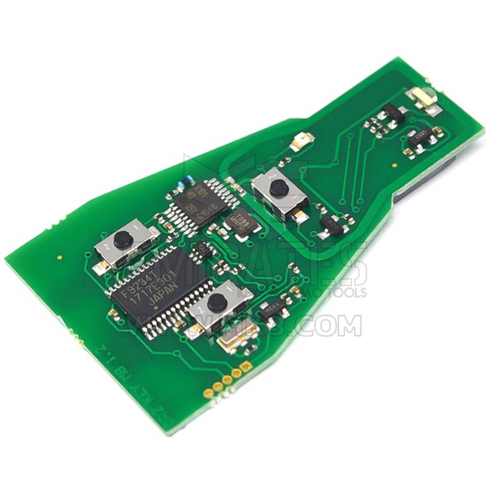 Abrites TA22 PCB para Mercedes IR Key Fob Case tamaño pequeño 3 botones 315MHz