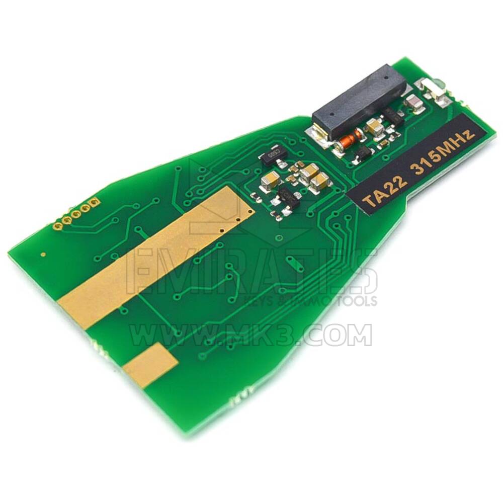 Mercedes IR Anahtar Fob 315MHz için Abrites TA22 PCB | MK3