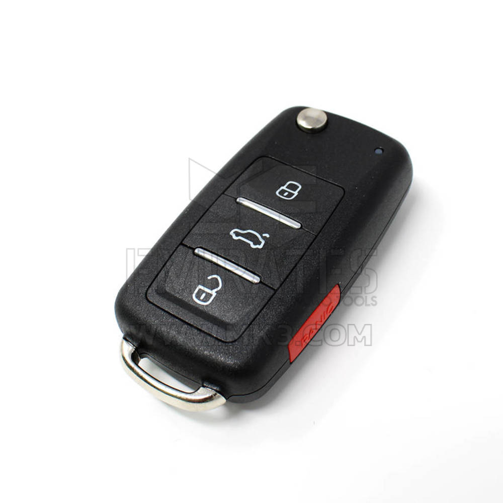 Keydiy KD Universal Flip Remote 3+1 Buttons Volkswagen Type B08-3+1 Fonctionne avec KD900 et KeyDiy KD-X2 Remote Maker and Cloner | Clés Emirates