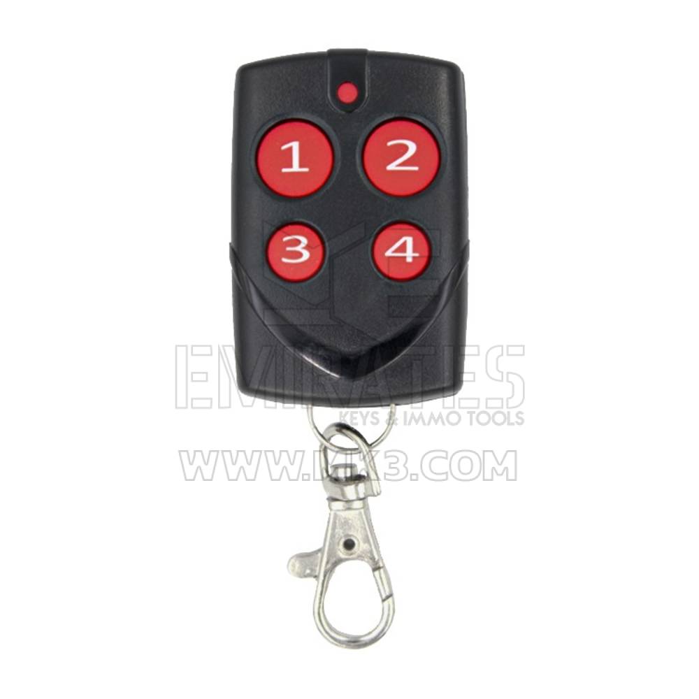 وجها لوجه Universal Garage Remote Key 4 أزرار 280-940MHz قابل للتعديل