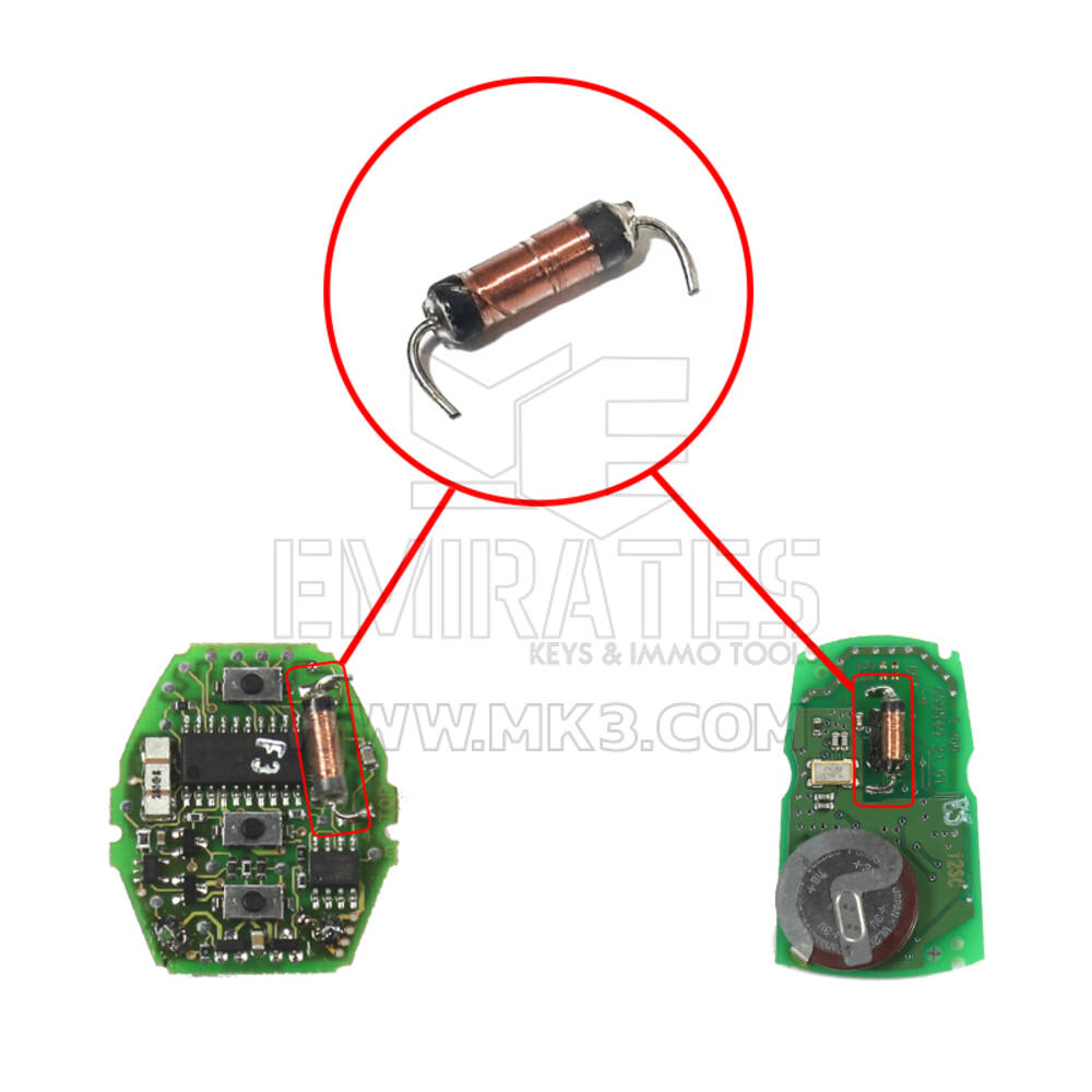 Bobina de antena de llave remota BMW EWS CAS