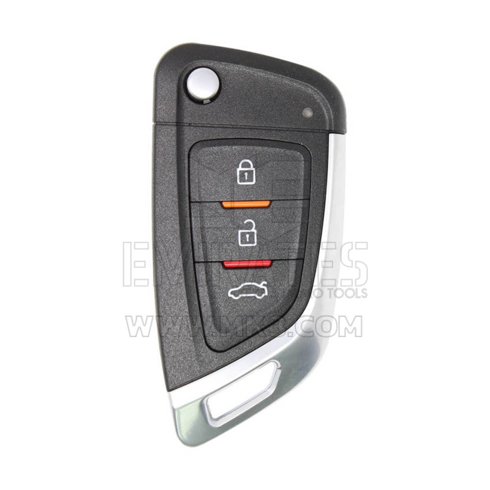 Xhorse VVDI Key Tool Wire Flip Remote Key 3 pulsanti Nuovo tipo BMW XKKF02EN