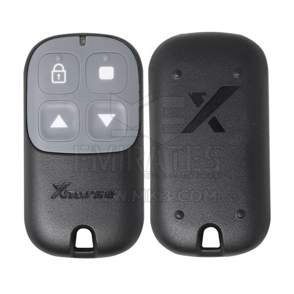 Nuevo Xhorse VVDI Key Tool Wire Garaje Llave remota Puerta de garaje 4 botones XKXH03EN compatible con todas las herramientas VVDI | Emirates Keys