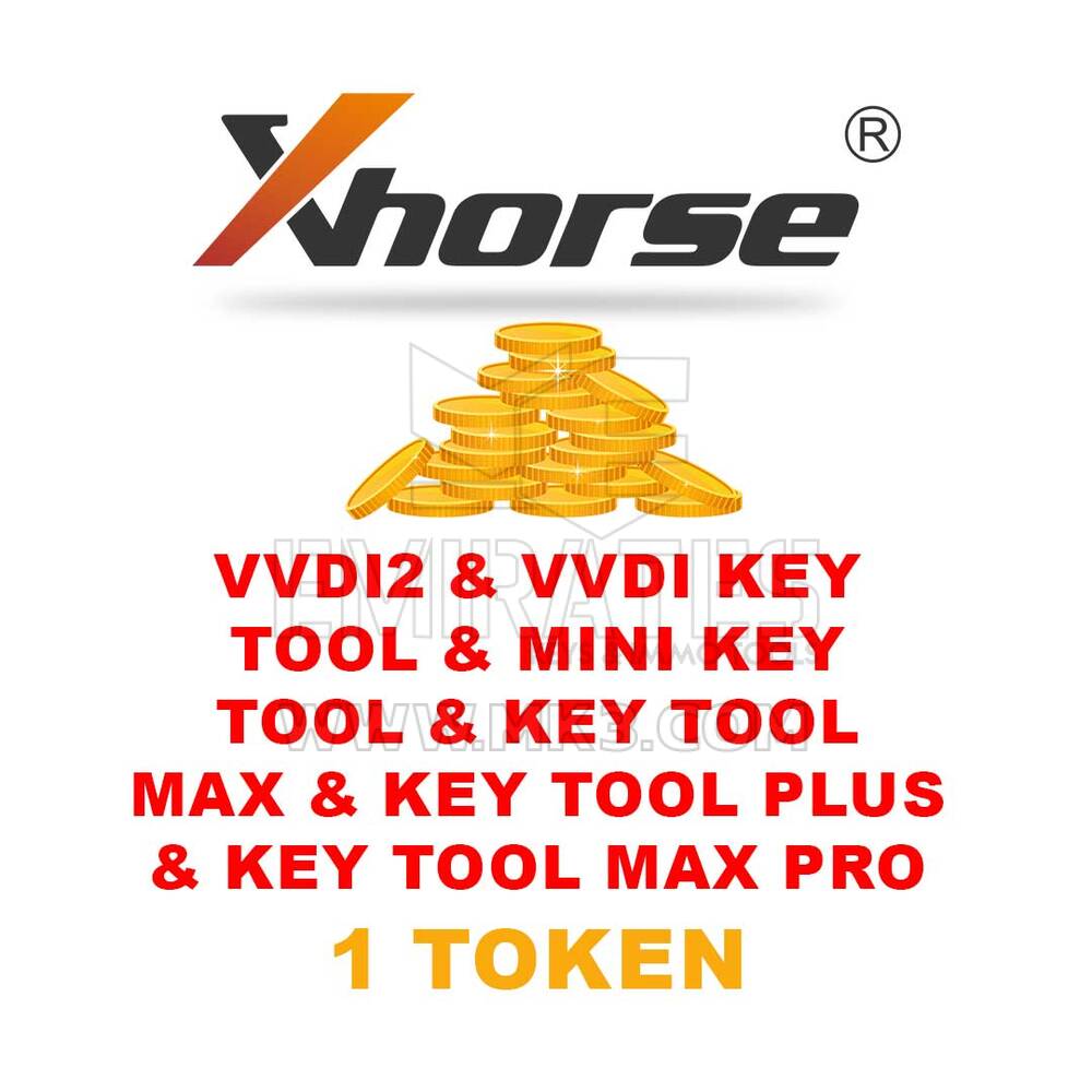 Xhorse VVDI2 & VVDI Key Tool & Mini Key Tool & Key Tool Max & Key Tool Plus & Key Tool Max Pro 1 Token para ID48-96 Bit Calculation