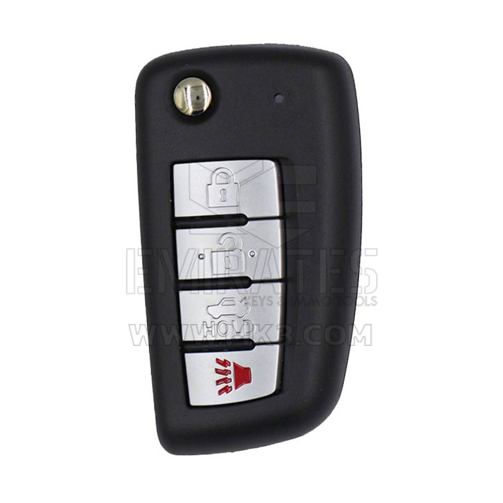 Yüz Yüze Üniversal Flip Remote Anahtar 3+1 Buton 315MHz Nissan Tipi