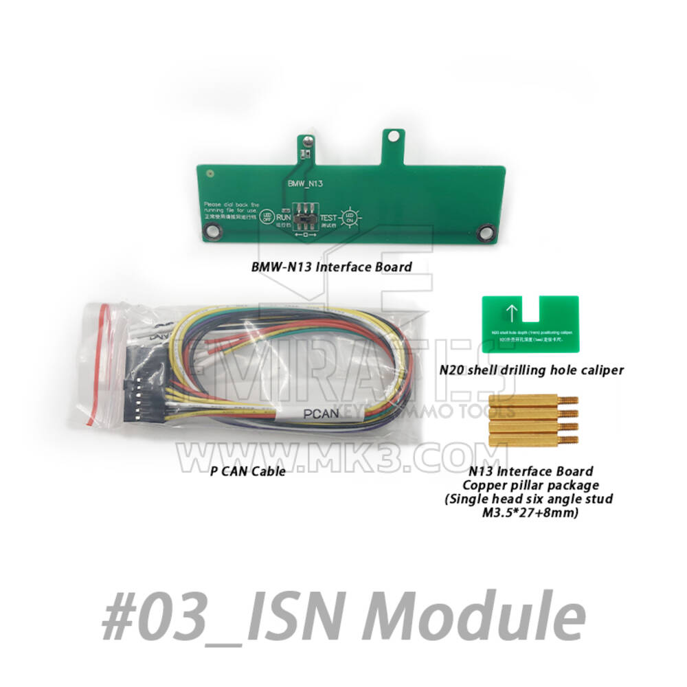 Yanhua ACDP Okuma/Yazma için Modül 3 Seti N20/N55/N13 ISN | MK3