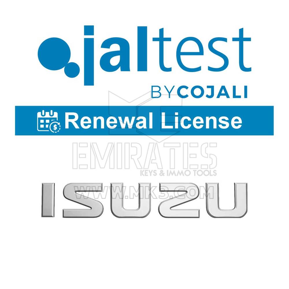 Jaltest - Renouvellement de certaines marques de camions. Licence d'utilisation 29051124 Isuzu