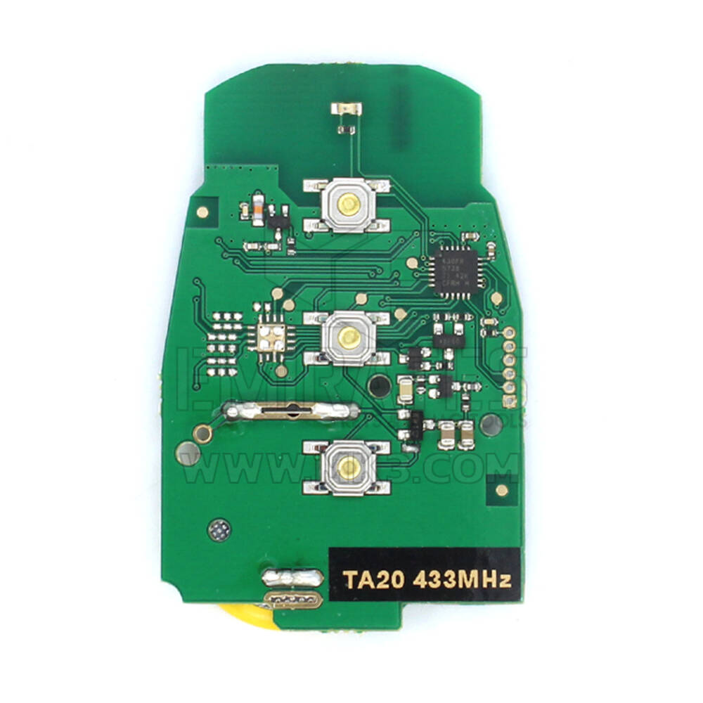 Abrites TA20 PCB BCM2 3 Botones 433Mhz