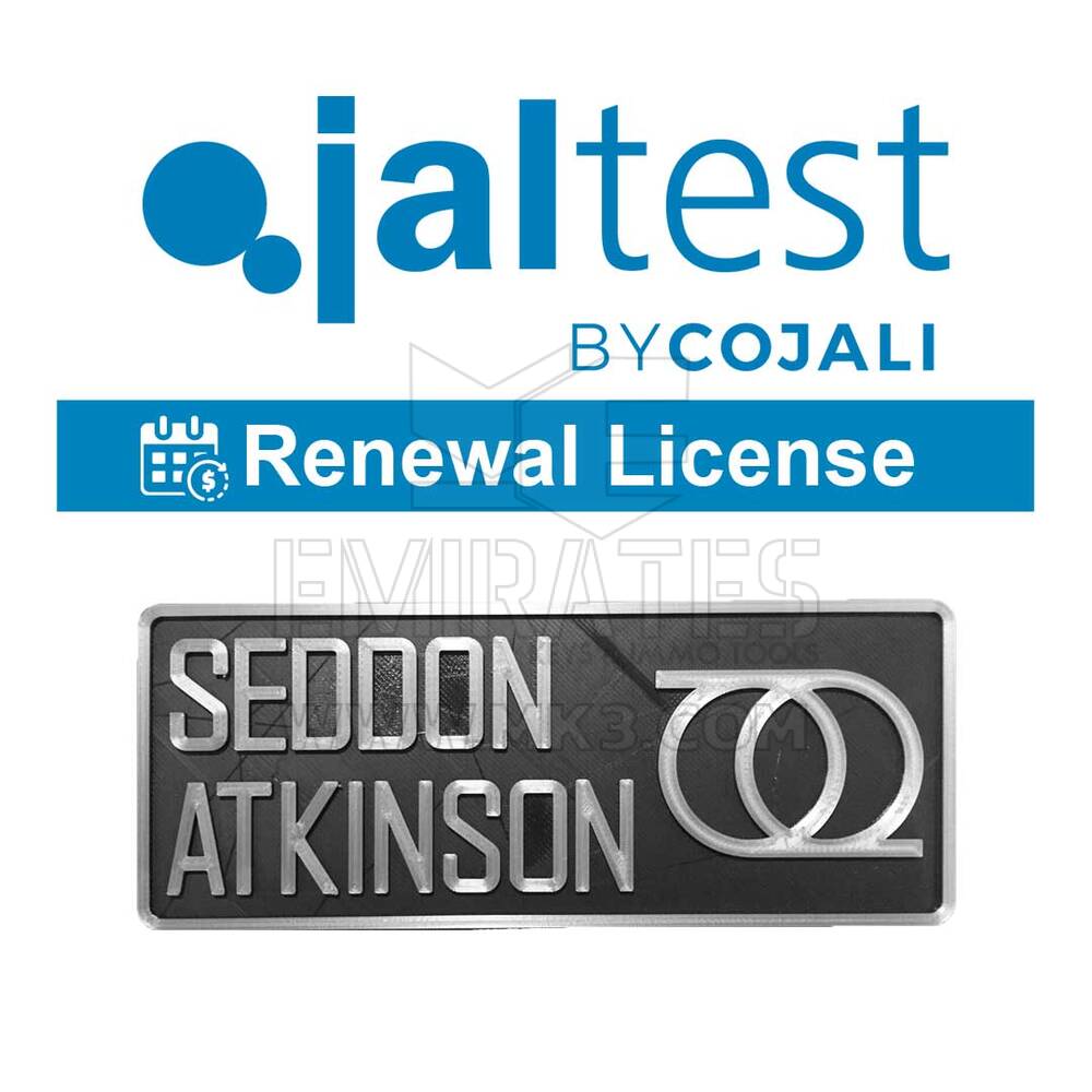 Jaltest - Renouvellement de certaines marques de camions. Licence d'utilisation 29051138 Seddon Atkinson