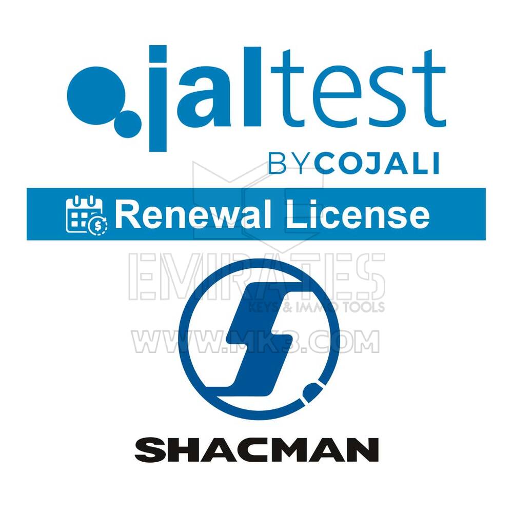 Jaltest - Truck Select Brands Renewal. License Of Use 29051139 Shacman