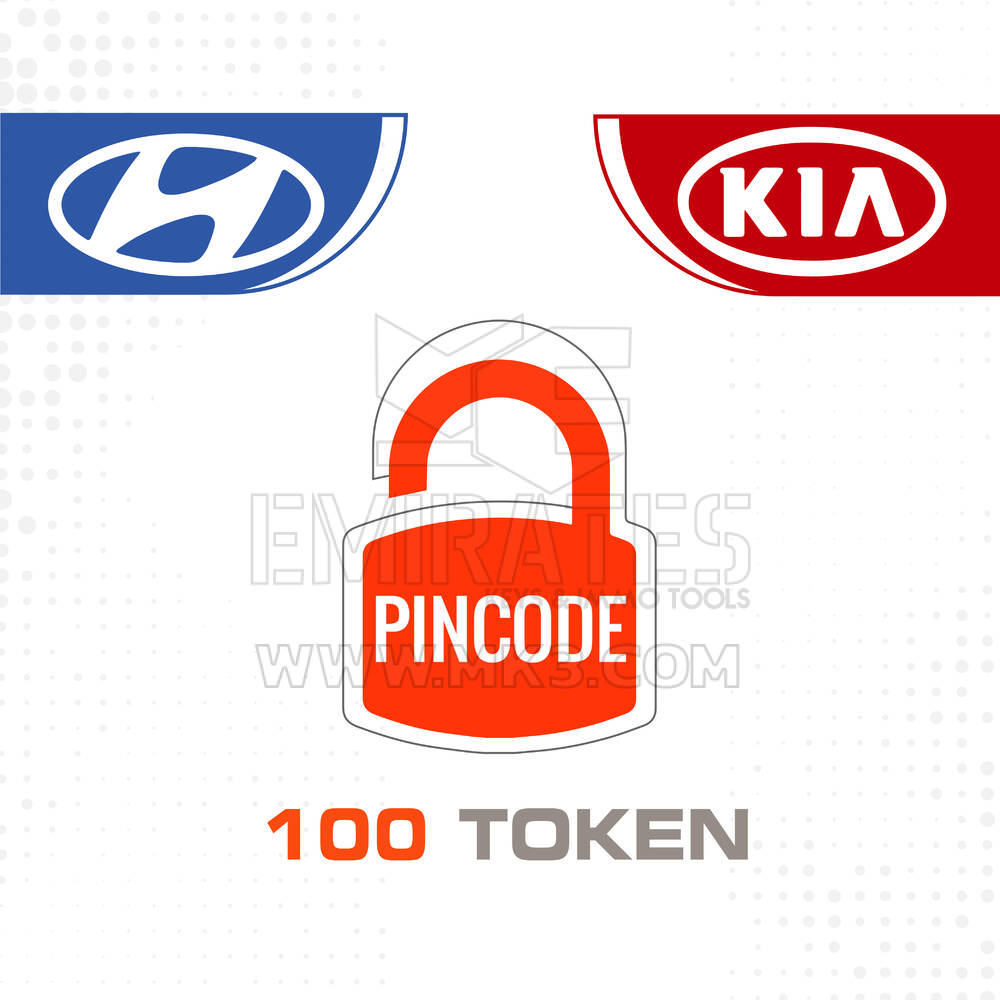 KIA e Hyundai online Calcolatore codice PIN 100 gettoni