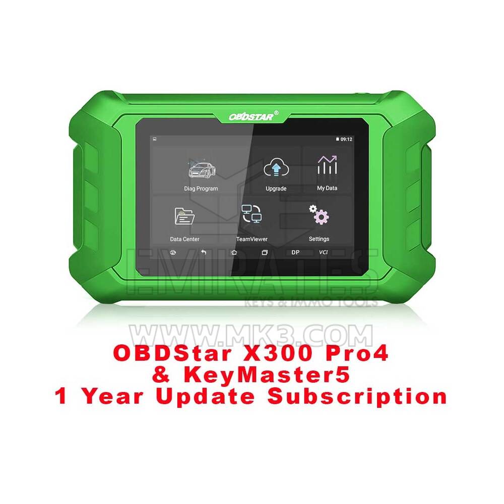 OBDStar X300 Pro4 ve KeyMaster5 1 Yıllık Güncelleme Aboneliği