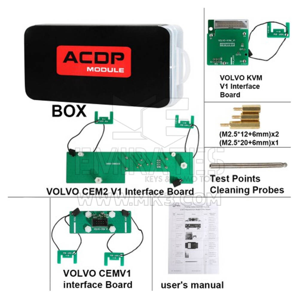 Yanhua ACDP Volvo IMMO Set Módulo 12