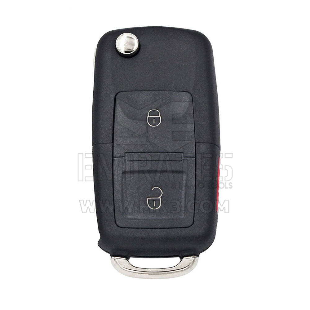 Keydiy KD Universal Flip Remote Key 2+1 Botões Volkswagen Tipo B01-2+1