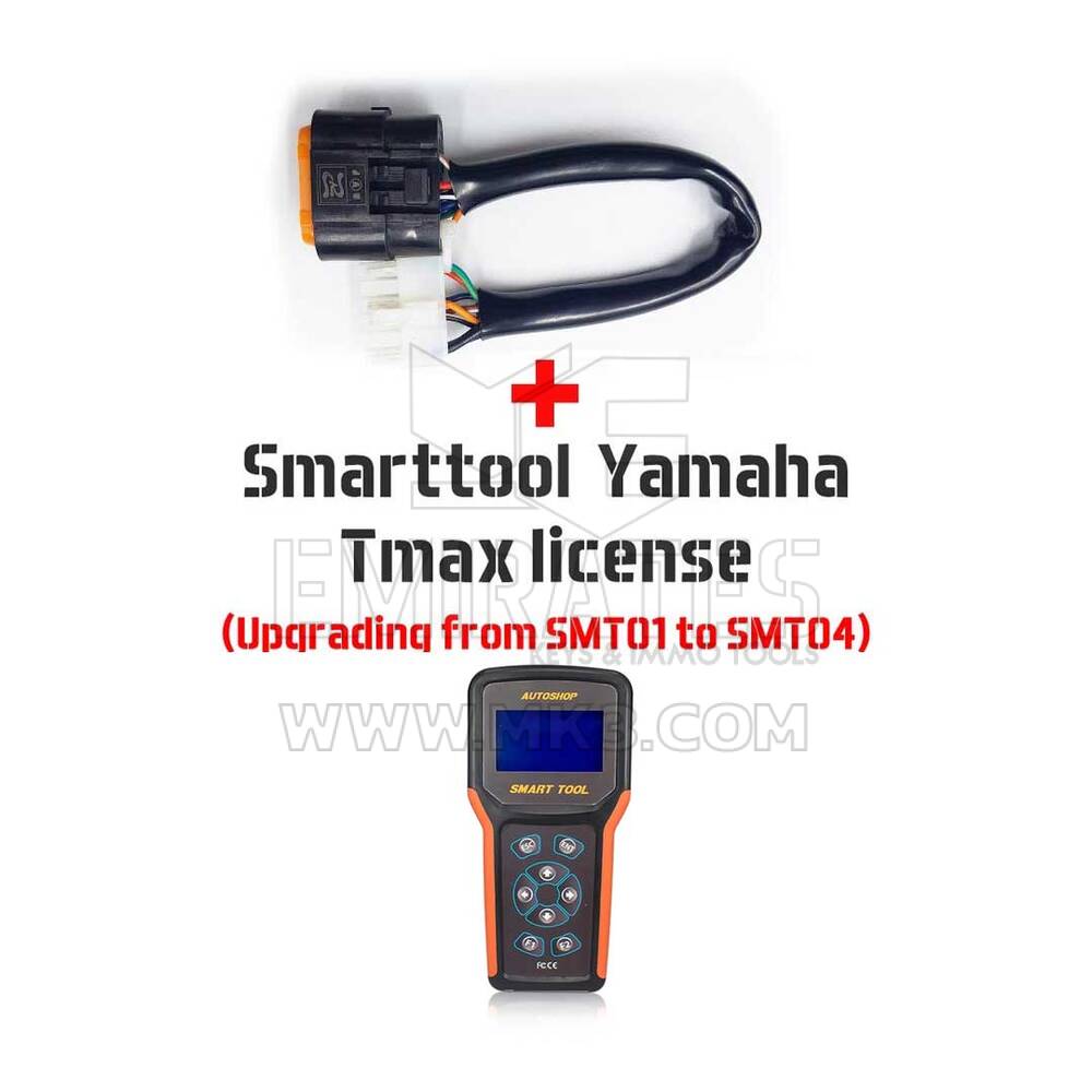 Ativação de licença Autoshop Yamaha Tmax para SmartToolV1 com cabo