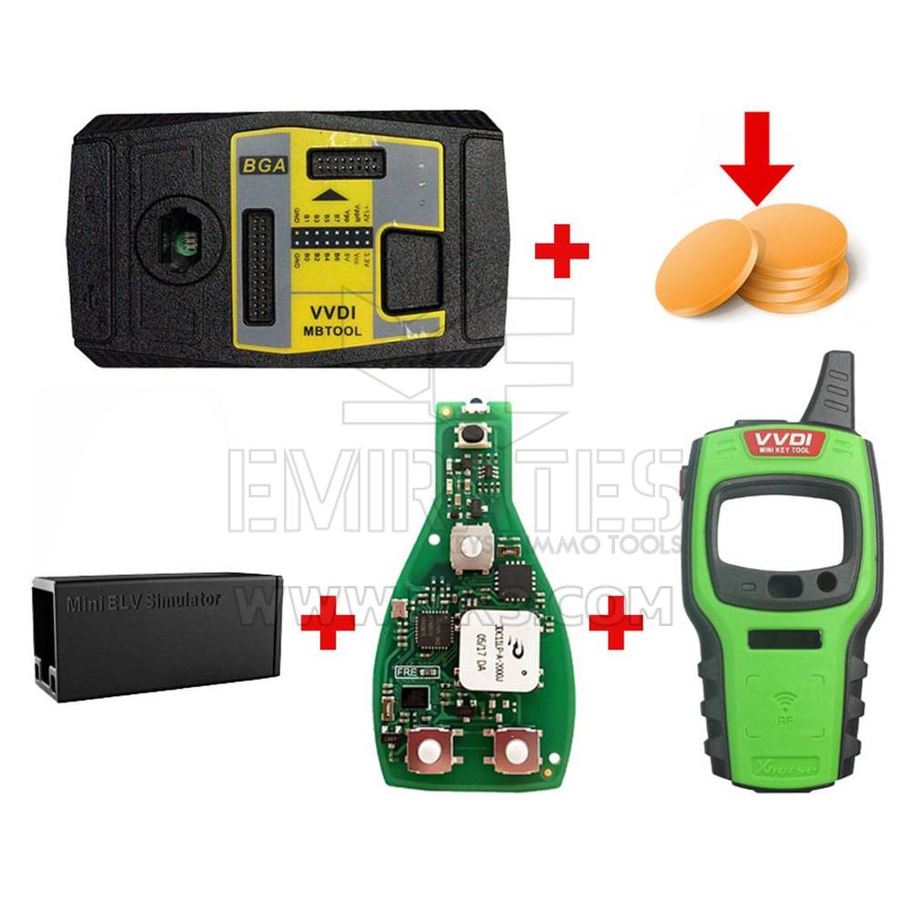 Xhorse VVDI MB BGA Tool Device Programador Xhorse VVDI MB Bundle