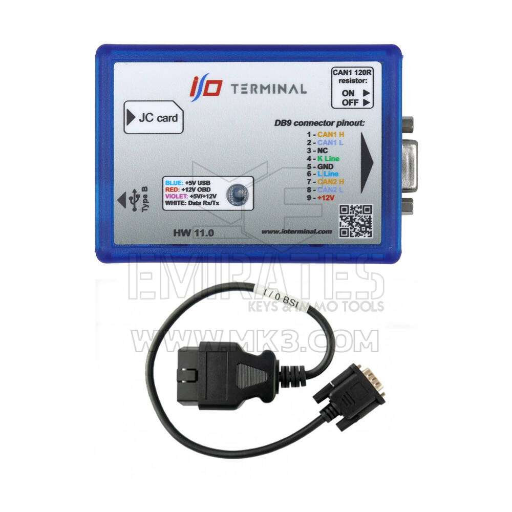 I/O IO Terminal Multi Tool Device & I/O IO Terminal OBD Cable for MultiTool Bundle
