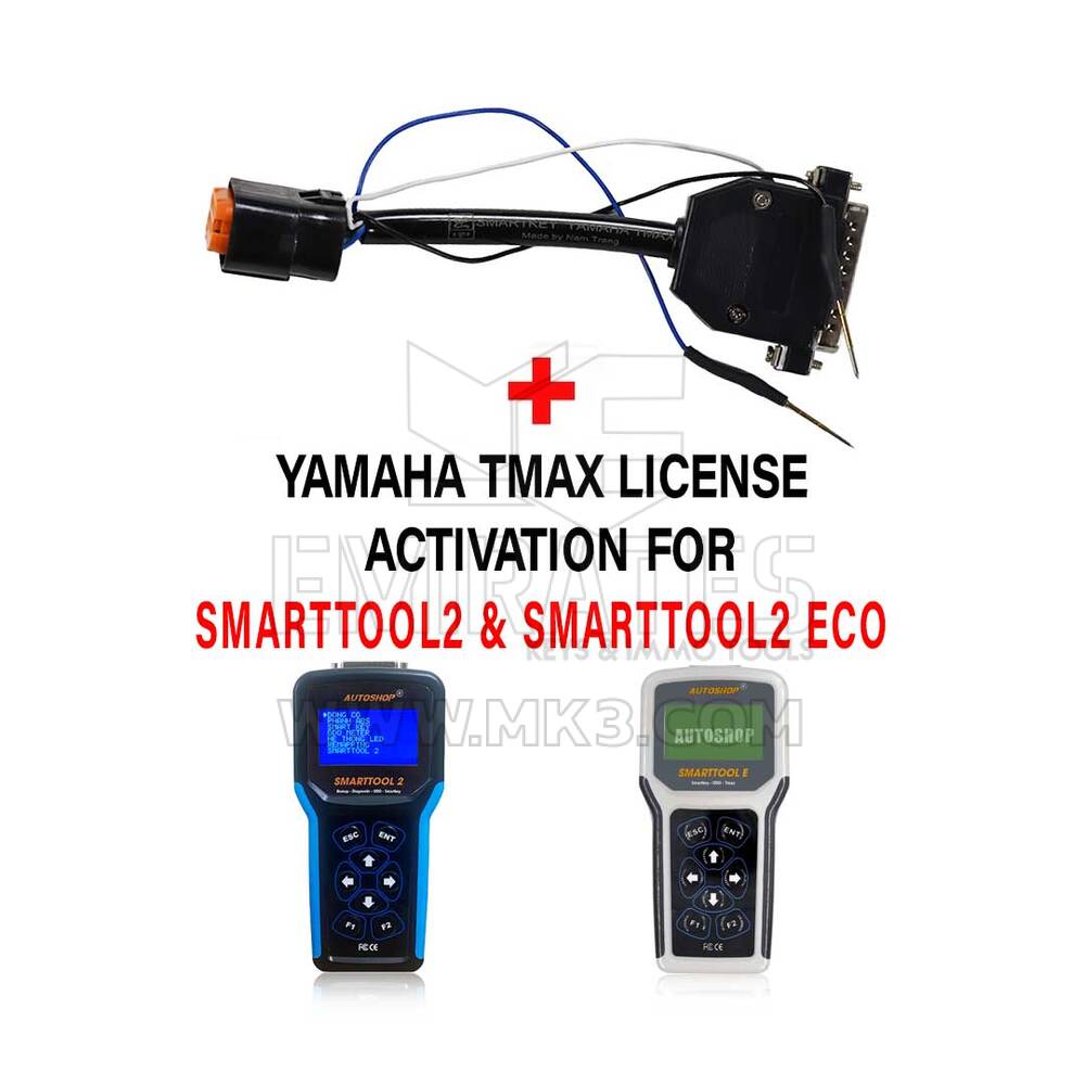 Kablolu SmartTool2 ve SmartTool2 ECO için Autoshop Yamaha Tmax Lisans Aktivasyonu