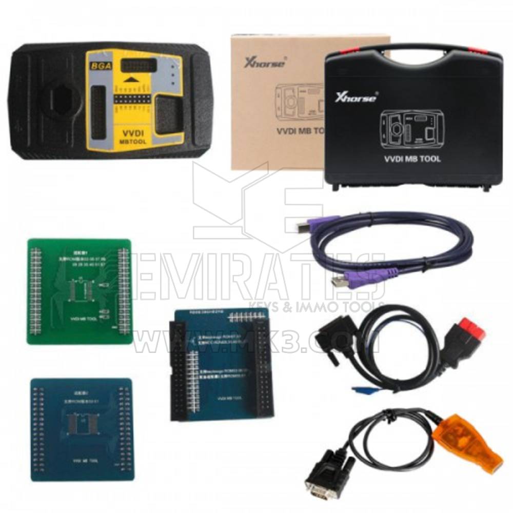 Dispositivo de herramienta VVDI MB BGA con 1 año de token ilimitado y dispositivo de herramienta de llave mini gratis Control remoto inteligente sin llave con un regalo gratis Xhorse Doll | Emirates Keys