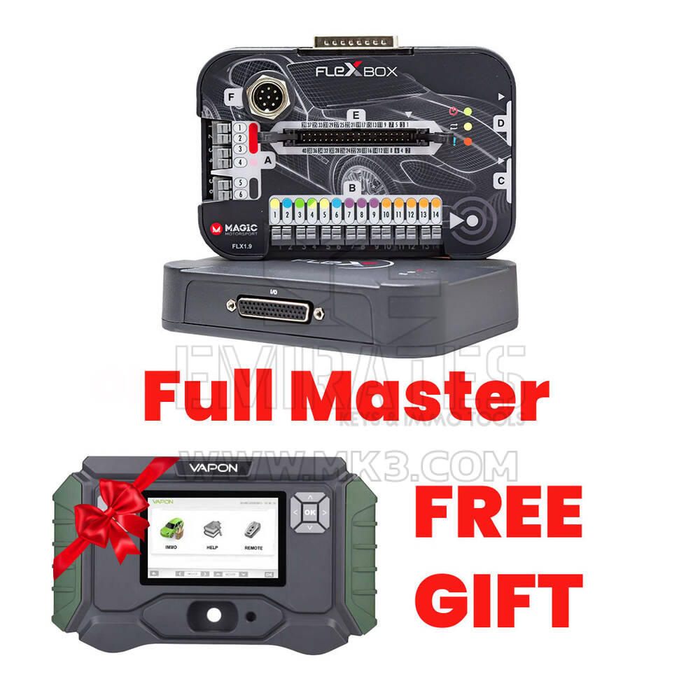 MAGIC Flex Full Master FLS0.5M + Free Vapon VP996 Key Programming Tool Device