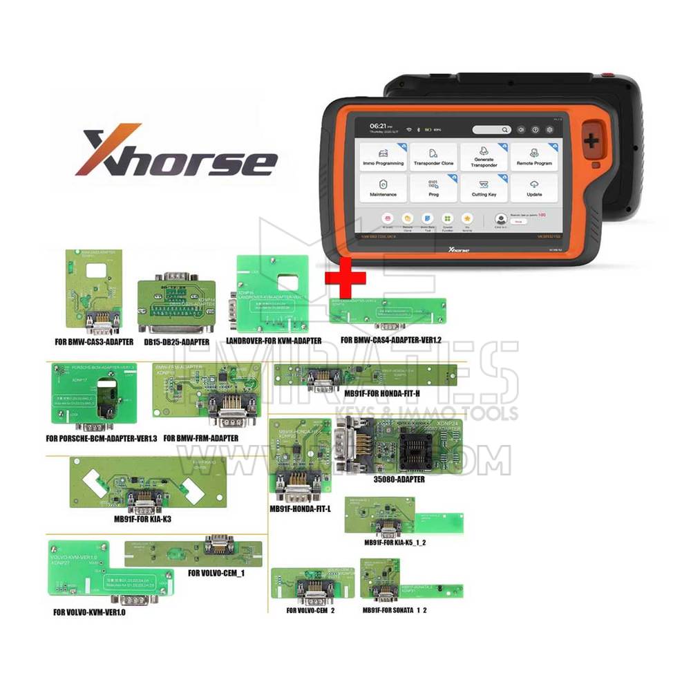 Key Tool Plus Pad Device & Solder-free Adapters Kit Package | MK3