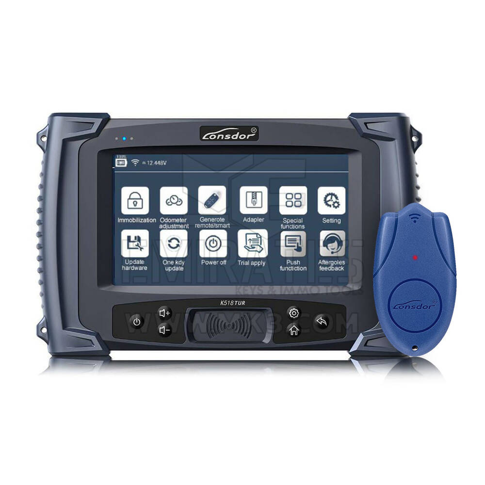 Programador de llave Lonsdor K518TUR K518 TUR versión turca y emulador de llave inteligente LKE 5 en 1