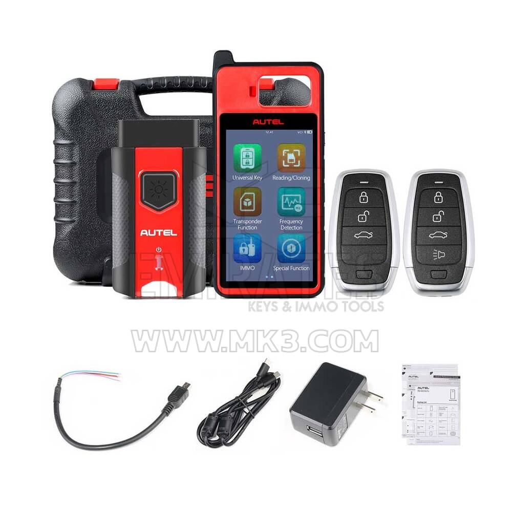 أداة برمجة مفاتيح Autel Bundle MaxiIM KM100 الجديدة + G-BOX2 + كابل Toyota 8A Autel Key Programmer | مفاتيح الإمارات