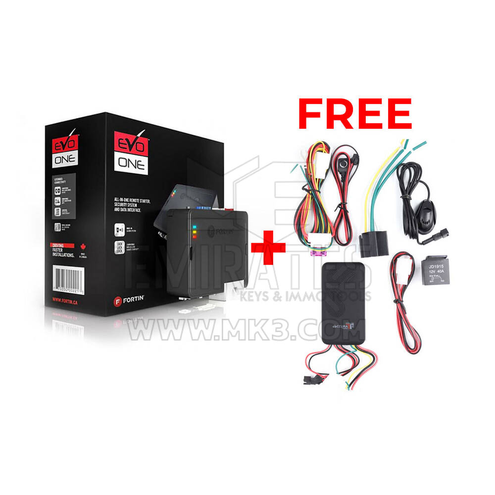 Fortin EVO‐ONE Remote Starter Engine With GSM - GPRS - GPS - Tracker For Free