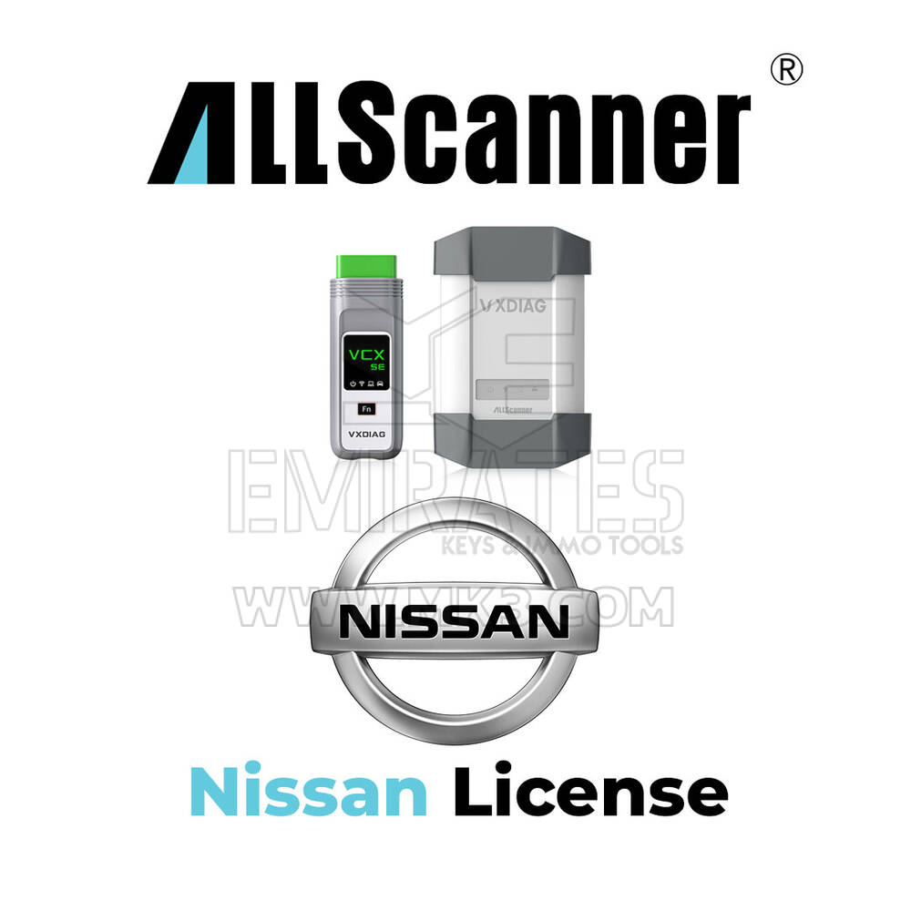 حزمة Nissan، استشر برنامج III، جهاز VCX SE وترخيصه - MKON408 - f-2