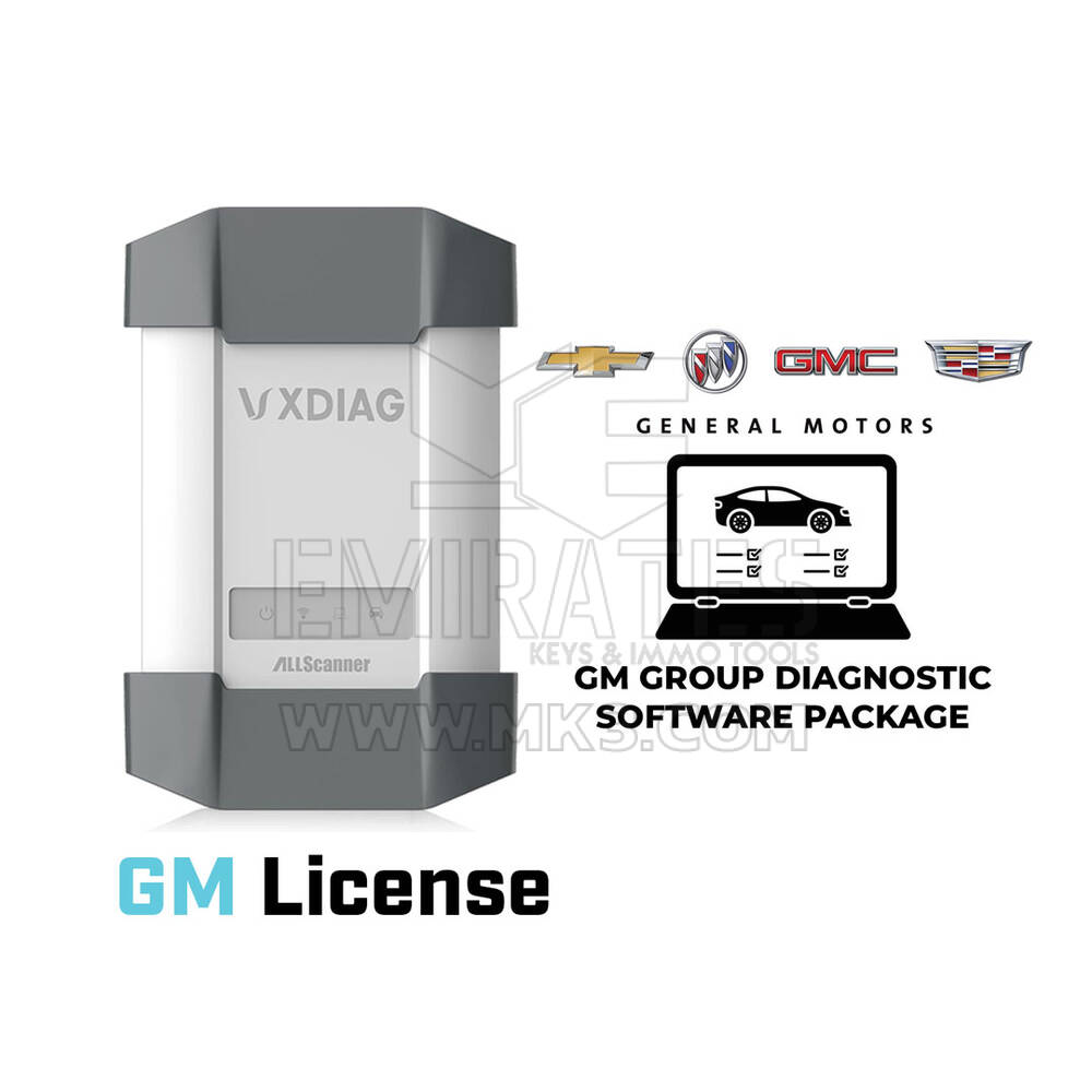 Paquete completo GM y dispositivo VCX DoIP, licencia y software
