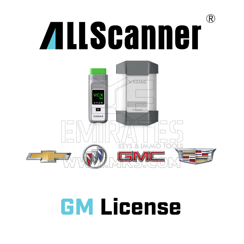 GM Group Diagnostic Software Package And ALLScanner VCX SE With GM License  | Emirates Keys