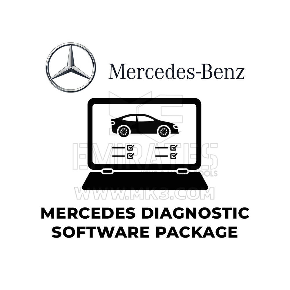 Paquete de software de diagnóstico Mercedes y ALLScanner VCX-DoIP con licencia Benz | MK3