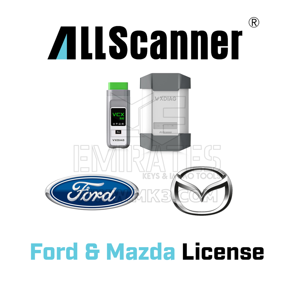 Forfait Ford pour 1 an, appareil VCX DoIP, licence et logiciel - MKON416 - f-2