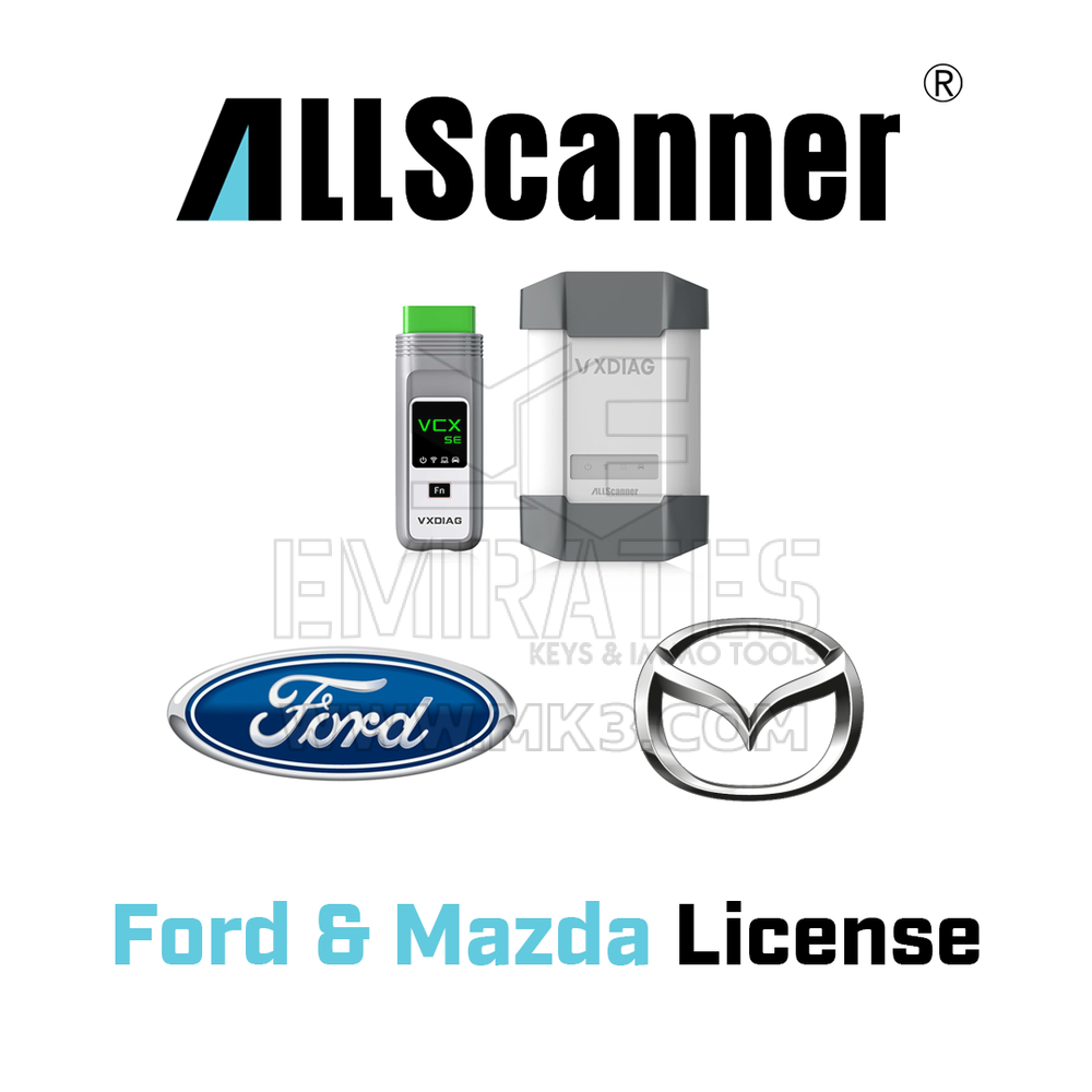 Pacote Ford por 1 ano, dispositivo VCX DoIP, licença e software - MKON416 - f-2