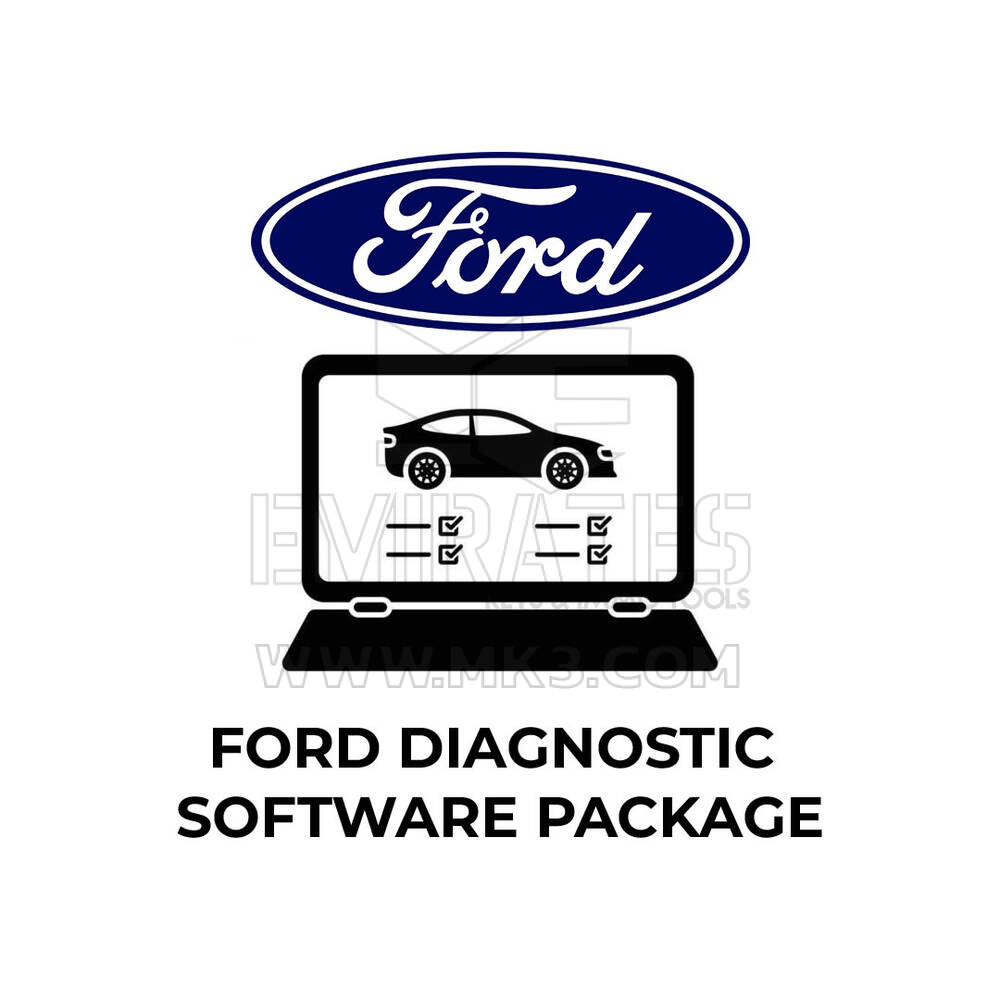 Pacchetto software diagnostico Ford per 1 anno e ALLScanner VCX SE con licenza Ford | MK3
