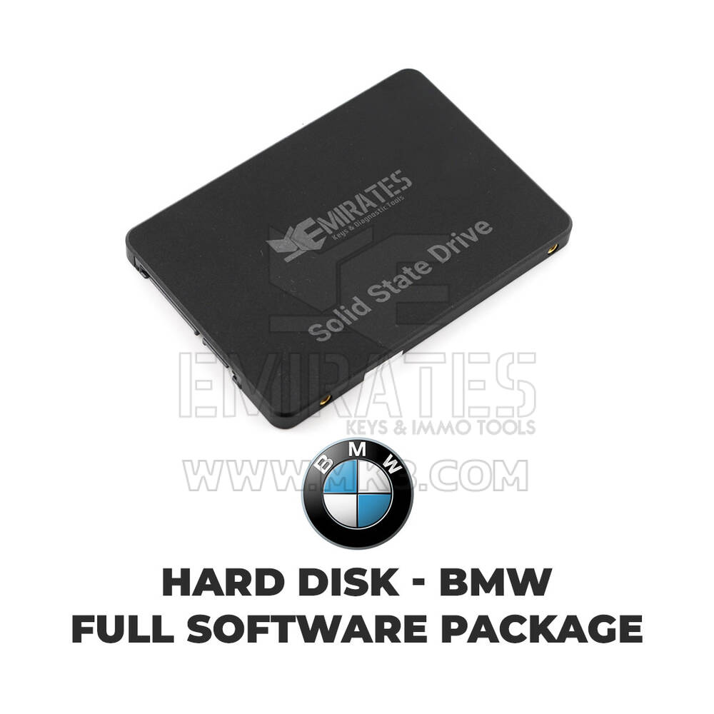 القرص الصلب SSD - حزمة برامج التشخيص الكاملة من BMW وALLScanner VCX-DoIP مع ترخيص BMW | MK3