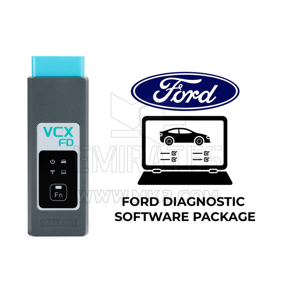 1 Yıllık Ford Diagnostik Yazılım Paketi ve ALLScanner VCX FD