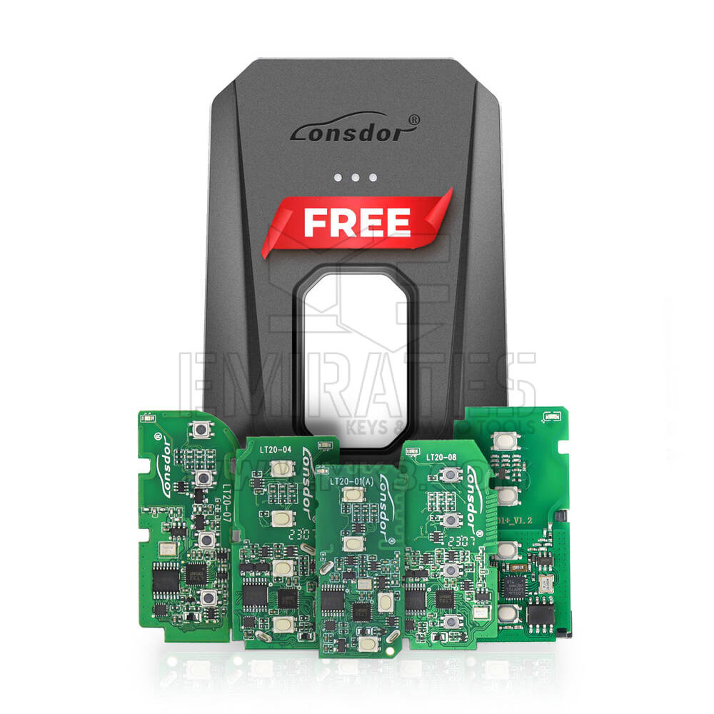 Lonsdor Toyota Lexus Universal Smart Remote PCB x5 PCs & FREE Lonsdor Bluetooth Smart Key Generator