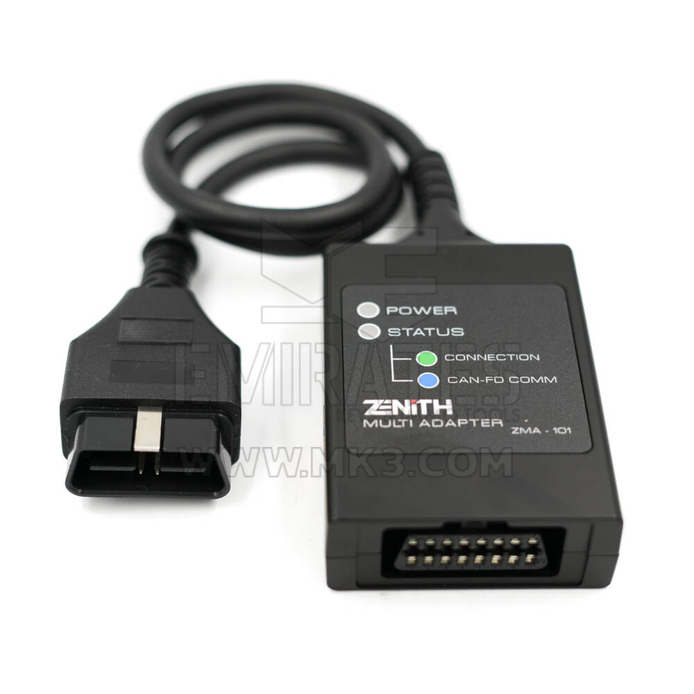 New Bundle Zenith Z7 Lite Device Diagnostic Tool With Free ( ZMA-101 Multi-Adapter + Hyundai Kia New Type Steering Lock Emulator ) | Emirates Keys