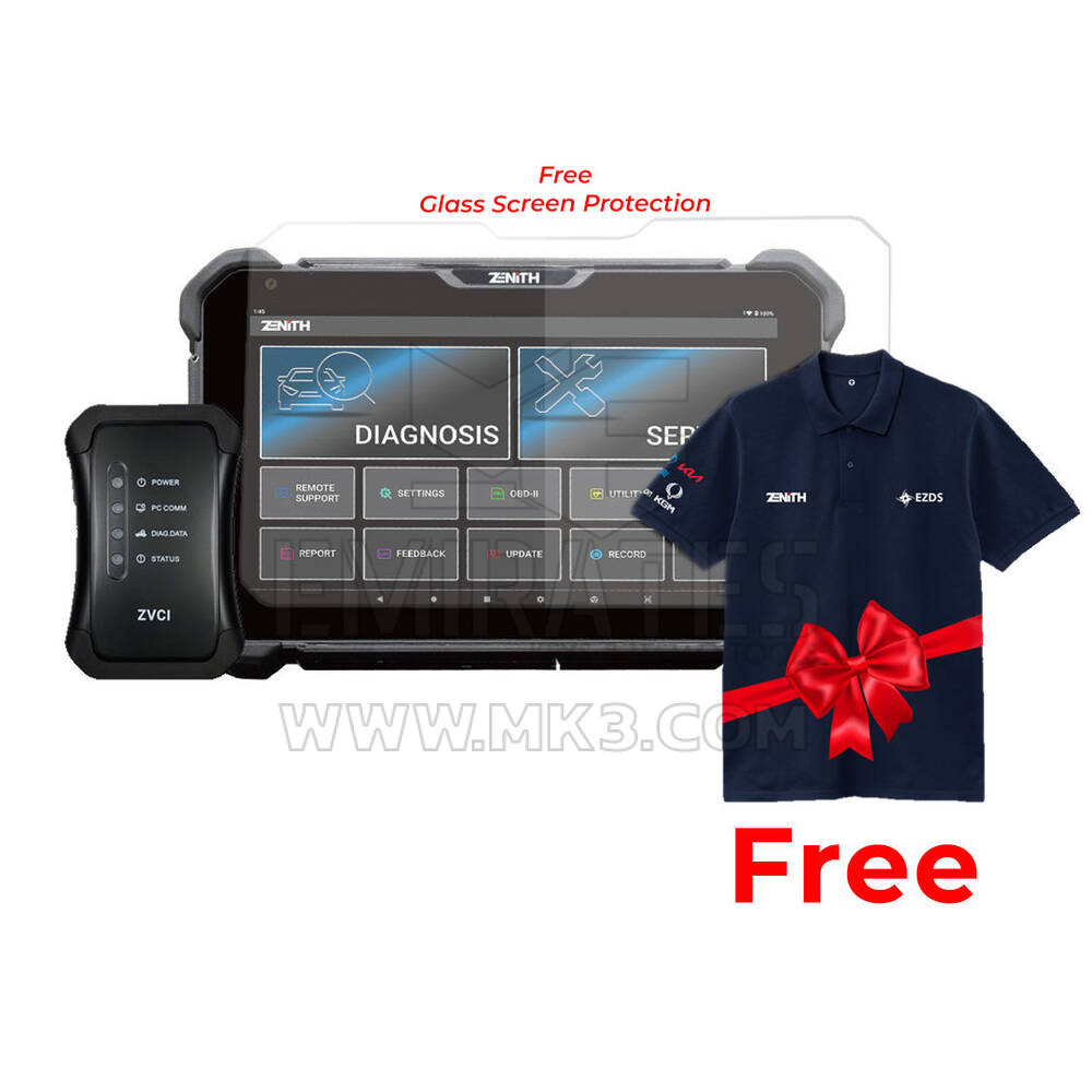 Zenith Z7 Lite Device Diagnostic Scan Tool + Free EZDS Zenith T-shirt